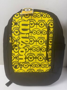 Wilson Tennis Racket Gear Backpack Minions New NWT